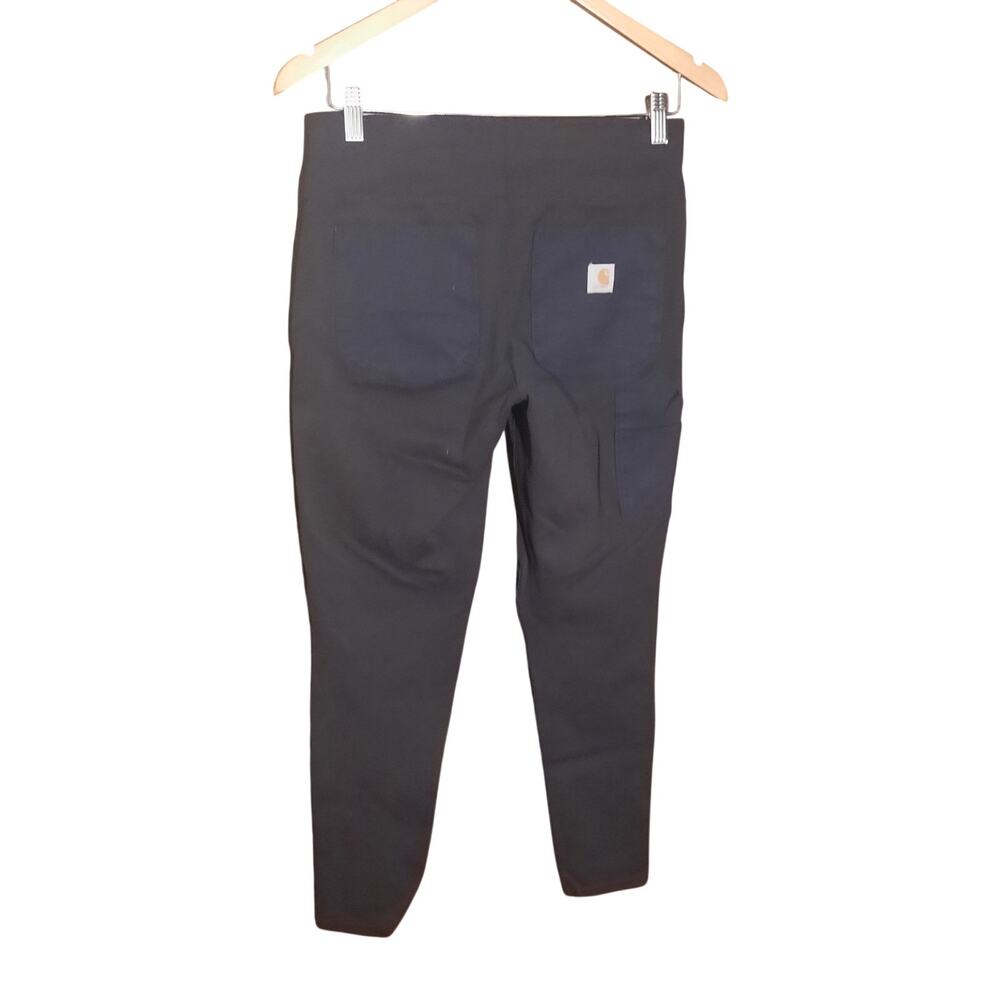 Carhartt Womens Black Force Fitted Mid Rise Utility Leggings Size Small - Picture 2 of 6